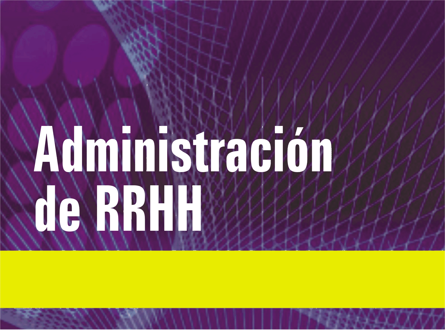 Administración de RRHH 2024